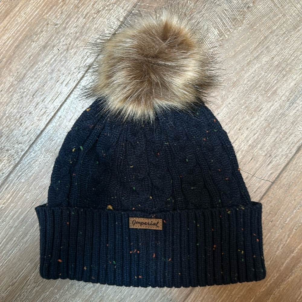 Imperial Golf Beanie with Pom Pom